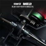 LinkMejor HKRC 1205 RTR 1/14 2.4G 4WD 70km/h Brushless RC Car Short Course Off-Road Truck Full Proportional LED Light Metal Gears Drive Shafts High Speed Remote Control Vehicles Model Toys