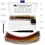 MX1.25MM Connector Kit Pre Crimped Cable 15CM 10 Colors 2-10 Pin Housing Heat Shrink Tubing Electronics Prototyping Wiring Solution