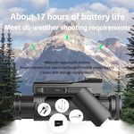 D12 4K HD Night Vision Goggles WiFi 28X Optical Zoom 2MP Infrared Scope Night Vision Devices for Outdoor Recording Hunting Wildlife Observation