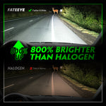 LinkMejor A700-F6 2PCS 60W LED Car Headlight Bulbs 13000LM LED Front Headlamp 6500K IP68 Waterproof for Car Modification