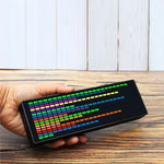 Color LED Music Spectrum Electronic Clock RGB LEDs USB Voice Control Rhythm Light 1624RGB Pickup Atmosphere Level Indicator