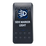 Boat Car Marine Dash Rocker Switch LED ILLUMINATED ON-OFF LED Light Waterproof