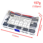 XH2.54MM Dupont Connector Kit Single Row Double Row Housing 2.54mm Pitch Wire Cable Male Female Pin Terminal Electrical Assembly Components