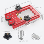 LinkMejor 160mm Extended Stock Guide with One-Way Wheel and Safety Auxiliary Tool Versatile for Table Saw Band Saw Circular Saw Woodworking Equipment Tool