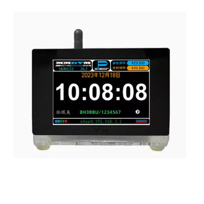 LinkMejor Geassembled MMDVM T 11W Simplex Hotspot with 3.5 Inch Color Screen for Digital Walkie Talkies Supports DMR D-Star YSF P25 NXDN POCSAG Modes Enhanced Connectivity and Optimized Structures for Long-Term Use