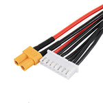 LinkMejor XT30 To PH2.0 1S Lipo Battery Charging Cable Wire For Happymodel Mobula6 Mobula7 EMAX Tinyhawk II D6