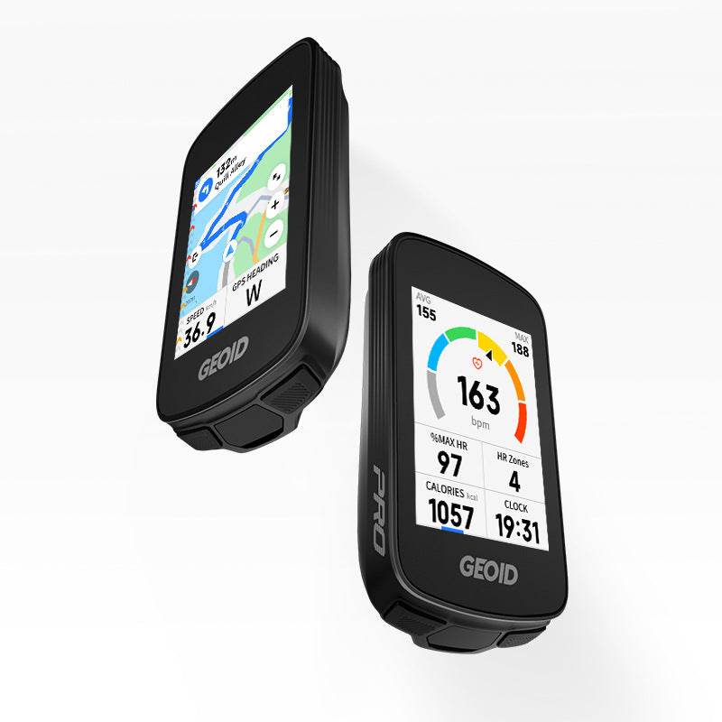 Geoid CC700 Pro GPS Bike Computer 2.8-Inch Color Touchscreen Navigation With Maps ANT+ Wi-Fi Wireless Cycling Speedometer & Odometer