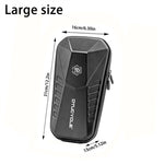 LinkMejor 2/3/4L Electric Bike Bag Waterproof Double Zipper Hard Shell Front Hangding Storage Bag for Electric Bicycle Scooter