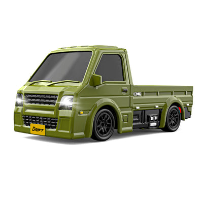 K60 RTR 1/64 2.4G 4WD Mini Drift RC Car LED Light Desktop Micro Van Truck On-Road Racing Handeld High Speed Remote Control Vehicles Models Toys