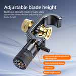 Armored Cable Stripper Optical Fiber Cable Slitter 8-30mm Adjustable Aluminum Blade Compact Ergonomic Cable Sheath Cutter Stripping Tool Fiber Optic Jacket Slitter Portable Professional Tool