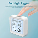 Smart WiFi Hygrometer Thermometer Sensor Indoor Temperature Humidity Monitor Works with Alexa Google Home High Accuracy Remote Control App Sync Time Display