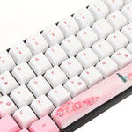 LinkMejor 72 Keys Girl Keycap Set OEM Profile PBT Sublimation Keycaps for Mechanical Keyboards