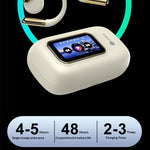 LinkMejor Adol G09pro TWS bluetooth 5.4 Headset Touch Screen Wireless Earphone 35dB ENC Call Noise Cancelling 13mm Moving Coil 48H Playback Low Game Delay Earhooks Sports Headphones