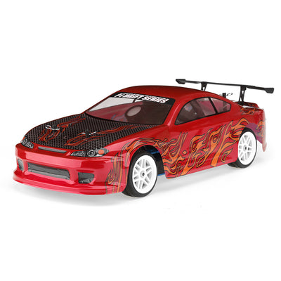 LinkMejor RH1004 1/10 2.4G 4WD Nitro RC Car 2 Speed Drift On-Road Full Proportional Metal Chassic Vehicles Models Toys