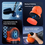 Wireless Portable Polisher 3 Speed Adjustable LED Display Mini Electric Car Waxing Tool Polishing Waxing De-icing Machine