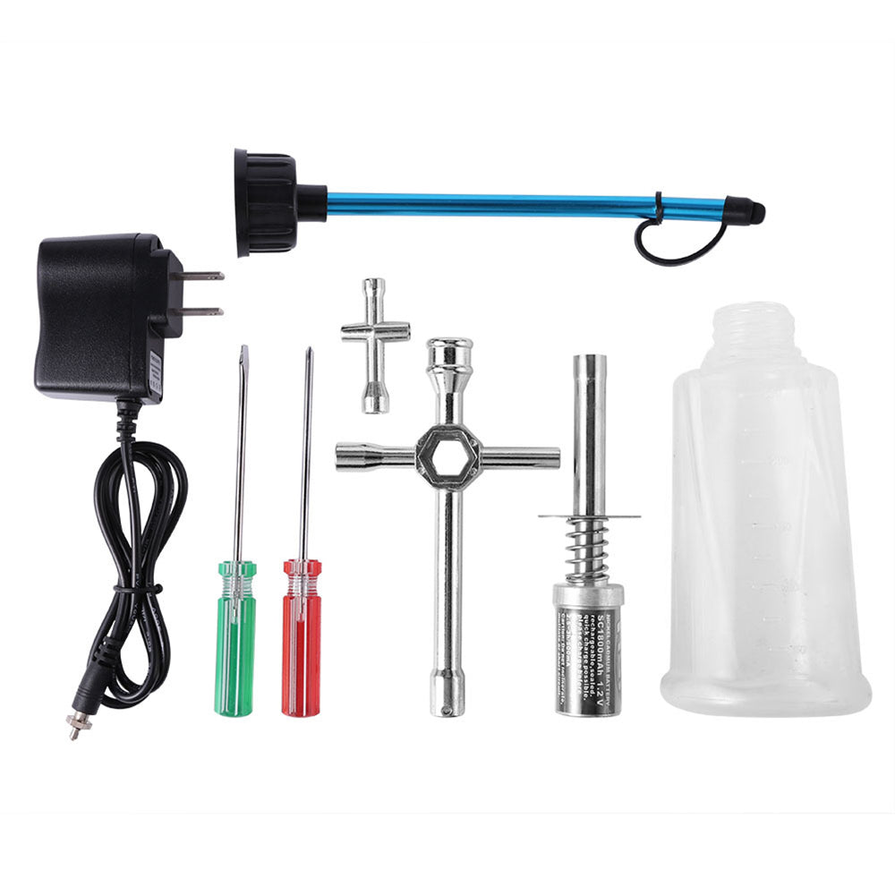LinkMejor 80141 80142A Infinite Ignition Kit Gas Engine RC Car Truck Vehicle Starter Repair Tool Including Charger