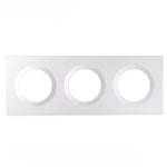 LinkMejor EF2G EF3G Wall Switch Frame Orb-2/3 Gang Adapted for Fusion Series Orb-MW1/Orb-ZBW1L/Orb-RBS/E1GS Designed for Enclosures
