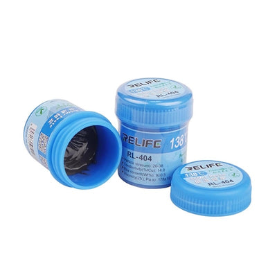 LinkMejor RL-404 Lead-free Solder Paste Low Temperature Melting Point 138 Degrees Tin Paste Phone PCB BGA/SMD Template Repair Tin