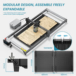 iKier H1 Honeycomb Laser Bed Matrix Detachable Working Panel Set 460*425mm Working Table For Laser Engravers