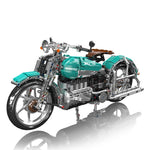 Mould King 23004 Technical Vintage American Cruiser Motorcycle Model Building Blocks Assembly Kit 1971PCS Brick Toy Collectible Boys Adult Birthday Gift