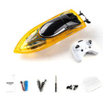 LinkMejor S13 RTR 2.4G RC Boat LED Light Capsized Reset High Speed Racing Waterproof Ship Vehicles Models Toys