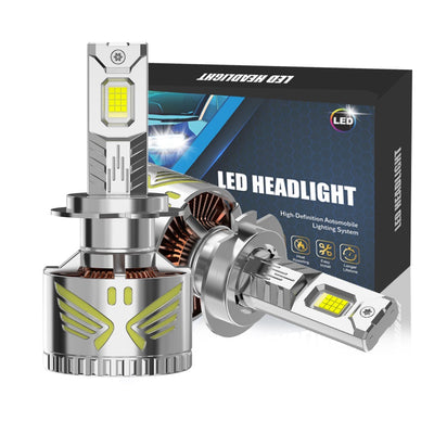X60-Series LED Headlight Bulbs 120W 11000LM Super Bright 6500K Cool White High Low Beam Fog Light Conversion Kit