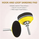 5pcs Hook and Loop Sanding Pads for Drill Attachment 2 Inch Foam Backing Compatible with Angle Grinders Sanding Polishing Pads 1/4 Shank