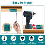 5/10 Pack Battery Storage Rack for 14.4V 18V Li-ion Battery Tools Machine Holder Storage Rack Wall Mount Bracket Fixing