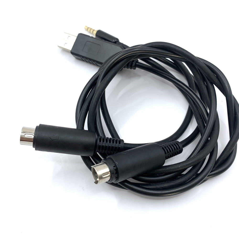 FT8 Mode Audio Cable USB Cable 90cm Compatible with FT817 FT818ND FT857 FT857D FT897 Radio Accessories Stable Connection Plug and Play Audio Transmitter