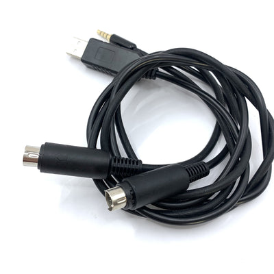 FT8 Mode Audio Cable USB Cable 90cm Compatible with FT817 FT818ND FT857 FT857D FT897 Radio Accessories Stable Connection Plug and Play Audio Transmitter