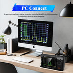 SA5 4 Inch Display Wide Frequency Range 100kHz to 6GHz RF Analyzer 5000mAh Battery High Precision Versatile Scanning