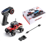 LinkMejor 6407 6407-C RTR 1/64 2.4G RWD Mini FPV RC Car Wifi Camera Monitor Photos Videos VR App Control Built In Gyro LED Light Cruise Control Desktop Micro 3 Speed Off-Road Full Proportional Vehicles Models Toys