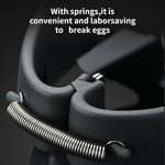 2 in 1 Kitchen Egg Shell Opener Egg white Separator 304 Stainless Steel Egg Opener Egg Shell Opener Fast Egg Beater Kitchen Gadgets Egg Holder