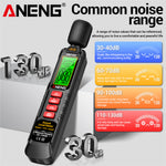LinkMejor GN102 Digital Noise Meter 30-130dB Sound Level Meter LCD Backlit Display Compact Design Accurate Measurement