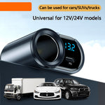 PD30W+80W+100W Car Fast Charger LCD Screen Dispaly Compatible with 100W/66W/40W/22.5W Super Fast Charge