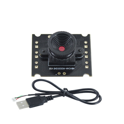 HBV-W202012HD V33 70° FOV 2.8mm 1MP Camera Module HD for WinXP Win7 Win8 Win 10 OS X Linux Android 1280x800P Manual Focus OV9726 Module USB Driver Free