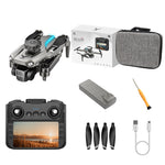 LinkMejor SG109 MAX GPS 5G WiFi FPV with 5.9inch LCD Screen Controller HD Dual Camera Electric Adjustment 360° Obstacle Avoidance Optical Flow Positioning Brushless Foldable RC Drone Quadcopter RTF