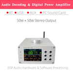 LinkMejor TFT2.8 PLAYER02 Bluetooth 5.3 Audio Decoder Board 2.8 Inch IPS Screen MP3 FLAC WAV Playback USB Sound Card LINE Input EQ Settings
