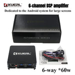 Kuerl 6 Channel DSP Power Amplifier 6x60W RMS High Quality Sound for Android