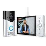 SriHome SH054-DH002 4MP HD WiFi Wireless Video Intercom System Doorbell Camera 120° Viewing Angle PIR Motion Sensor Infrared Night Vision