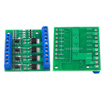 4-Channel MOS FET PLC Amplifier Board Driver Module PWM 3-20V to 3.7-27V DC 10A Optocoupler Isolation Module Accessories
