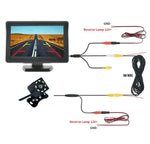 4.3-inch Car LCD Monitor High-Resolution Display Auto-Switching AV Input for Car Screen