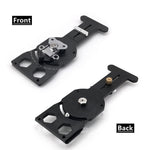 Adjustable Angle Track Saw Square with -45° to 45° Quick Positive Angle Stop 90° Right Angle Guide Rail Protractor Positioning Plate