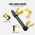 Strut Spring Compressor Set Macpherson Strut Spring Compressor Kit Interchangeable Fork Strut Coil Extractor Remover Tool with Protective Sleeve