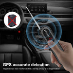 T01 Wireless Detector 5 Gears Adjustable Sensitivity Anti-Spy GPS Car Locator Signal Detection Device 360-Degree Full Range Detection for Hidden Cameras Locators Bugs Accurate GPS