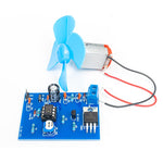 NE555 DC 4.5V DIY Electronic Fan Module PWM Speed Control Motor Speed Controller Electronic Soldering Kit for Learning