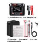 Insulation Resistance Tester High Voltage Megohmmeter 250V-2500V 1MΩ-40GΩ Digital Display AC DC Voltage Measurement Auto Range Professional Electric Testing Device