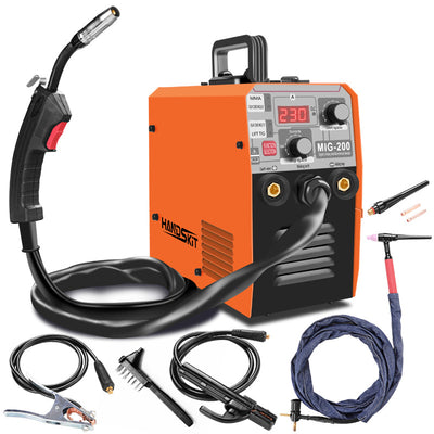 LinkMejor MIG-200 Electric Welding Machine 220V EU MIG Welding Machine MIG MMA LIFT TIG 3 in 1 Gasless Welding Flux Welding