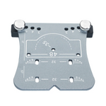 35mm Woodworking Hinge Hole Opener Punch Tool with Punch Locator and Limiting Frame Premium Aluminum Alloy for Quick Precise Drilling and Mounting of Hinges Versatile Application