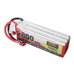 LinkMejor Power 22.2V 2600mAh 100C 6S LiPo Battery T Plug for RC Car